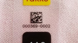 inotec Photo of Barcode RFD Texilkennzeichnung Takko Detail