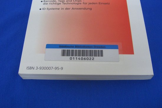 inotec Barcode RFID Inventarkennzeichnung Bibliothek Dresden Etichettatura del patrimonio librario