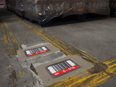 inotec Barcode Bodenmarkierung Floortag itf