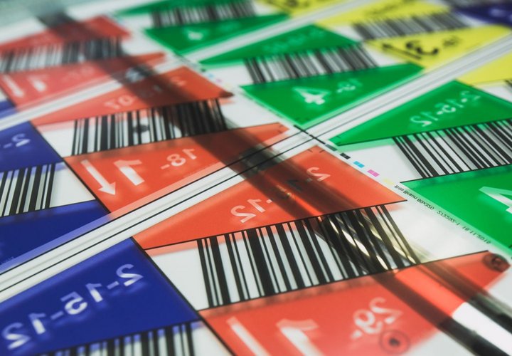 inotec Barcode RFID Label Service Labeldruck Detail